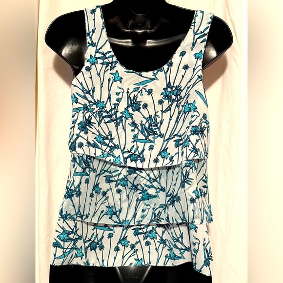 Banana Republic Women's Sz XXSP Layered Tank Blouse - Picture 3 of 6